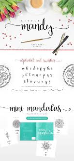 Little Mandy Is Free Font That Was Used In Mini Mandalas Coloring Book It Contains Lowercase Letters Wit Free Script Fonts Swirly Fonts Free Calligraphy Fonts