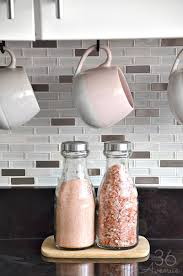 The french provincial style is also perfect for small interiors as it doesn't like too many accessories. White Kitchen Pink Kitchen Decor The 36th Avenue