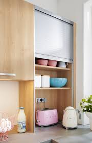 The best roller to use when painting kitchen cabinets is a mini foam roller. Clever Kitchen Storage Solutions Handy Unit With Roller Shutter To Make Everything Di Clever Kitchen Storage Kitchen Room Design Kitchen Interior Design Decor