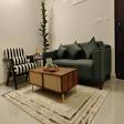 Sofa with accent chair product image