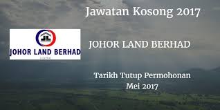 Jawatan Kosong Johor Land Berhad Mei 2017 Sarjana Periklanan Buku