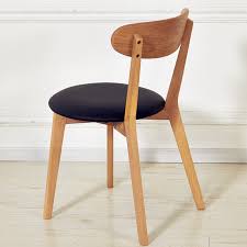 The sturdy solid wood frame is painted in a fresh white color to brighten up on any gloomy day. O Modern Wood Chair Ikea Wood White Oak Dining Chairs Nordic Simple And Stylish Casual Pu Leather Chair Chair Picture Chair Longuechairs For Beauty Salons Aliexpress