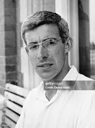 Portrait of cricketer David Steele, right handed batsman for... News Photo 