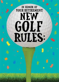 Home > greeting card occasions. Retirement Cards Golf Funny Cards Free Postage Included