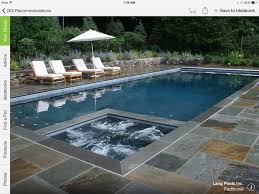 Jacuzzi Inside Pool Pool Patio Rectangular Pool Rectangle Pool