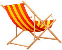 Transparent Beach Lounge Chair Png Clipart Picture Clip Art Art Impressions Stamps Beach Clipart