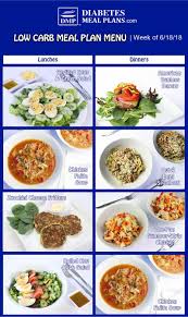 Low Carb Diabetic Meal Plan Week Of 6 18 18 Diabetic Meal Plan Meal Planning Diabetic Recipes
