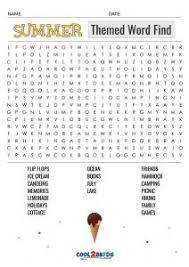 There is my grandfather home. Summer Word Search Cool2bkids