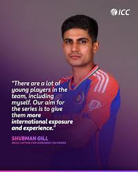 ICC | Eyes on the future 👀 Shubman Gill highlights the focus on developing  young talent ahead of the T20I series against Zimbabwe 🏏 | Instagram