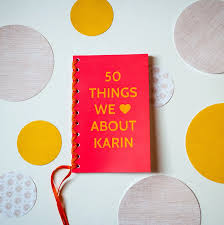 A birthday is one of the most special days in a person's life and our gifts are a mere reflection of our love and well wishes for them. 50 Things We Love About You Book 50th Birthday Diy Gift Idea Merriment Design
