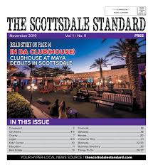 Find answers for the crossword clue: The Scottsdale Standard November 2019 By Eculeus Group Publishing Issuu