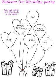 You might also be interested in coloring pages from happy birthday category and balloons tag. Birthday Balloons Coloring Printable Page For Kids