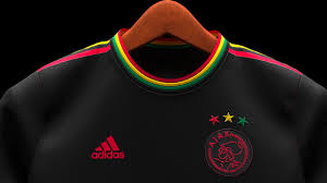Ajax amsterdam third bob marley trikot, three little birds. Rot Gelb Gruner Reggae Gott Gedenkstoff Zum Runden Leder