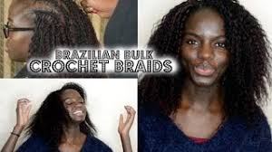 Brazilian human braiding hair bulk no weft silky straight bundles for braiding. Brazilian Bulk Crochet Braids Quick Easy 2017 Youtube