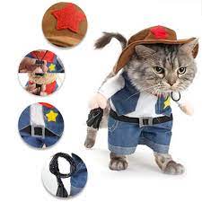 Cat Toys And Treats Lion Mane Santa Costume Hat Denim Jacket Hat Super Cute Costumes For Small Dogs And Cat Pet Costumes Cute Cat Costumes Funny Animals