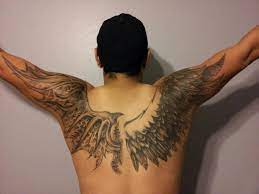 Tribal tattoos for men shoulder and arm. Angel Wing Tattoos On Upper Arm Arm Tattoo Sites