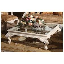 Alexandra 39 round marble coffee table. Solid Wood Frame With Glass Top Coffee Table For Living Room Sofa Set Cadre En Bois Massif Avec Table Basse En Verre Gh64 3 Coffee Tables Aliexpress