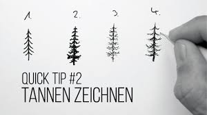 Quick Tip 2 Tannen Zeichnen Leicht Gemacht Youtube