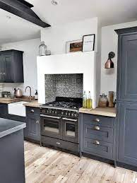 My Completed Kitchen From Diy Kitchens See More On Insta Account Dreambound74 Brass Cup Grey Kitchen Designs Interior Design Kitchen New Kitchen Cabinets