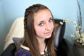 An easy braid hairstyle for kids that looks darling in just minutes! Bailey S Double Lace Twists 3 Minute Hairstyles Cute Girls Hairstyles
