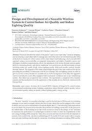 3, jalan du 1/2, taman damai utama, 47180 puchong, selangor d.e. Pdf Design And Development Of A Nearable Wireless System To Control Indoor Air Quality And Indoor Lighting Quality