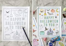 You will find the best collection of printable halloween coloring sheet at coloringonly.com. Printable Halloween Coloring Pages Pretty Providence