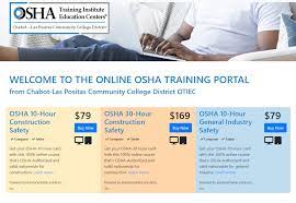 Summit's onsite safety and consulting services provided through the summit safety alliance can offer onsite instructors for osha 10 & 30 hour classes. Osha 10 Hour And 30 Hour Online Courses Now Available Osha Safety Compliance Training For The Workplace In California Nevada Arizona Hawaii Guam