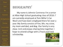 Jun 23, 2021 · two marketing cover letter samples: My E Portfolio John Contreras Allen High School Home Intro Bio Research Job Application Resume Cover Letter Reference Ppt Download
