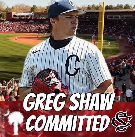 Gamecocks pick up UCONN Transfer RHP Greg Shaw lll 6'3 227 Cornwall Central  High School Cornwall On Hudson, N.Y. Greg Shaw III Appeared in 21 games and  went 4-1 with a 3.38