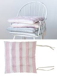 Red Hue Striped Cotton Chair Cushion Set Of 2 Antique Farmhouse Rattan Chair Cushions Chair Cushions Cushions