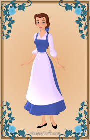 Belle Blue Dress By Kawaiibrit On Deviantart Belle Blue Dress Belle Disney Belle Beauty And The Beast