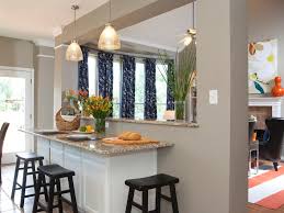 Some kitchens are equipped with a pass through. Kitchen Eat In Bar With Pass Through To Living Room Hgtv