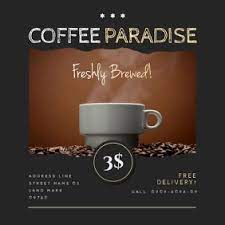 50% off with code summerartzaz. 730 Coffee Shop Customizable Design Templates Postermywall