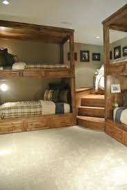 I also like how these bunk beds have built in drawers at the bottom. Ain T No Way I M Having This Many Kids But The Stairs Are Ingenious Could Be For Guests Bunk Beds Built In Bunk Bed Designs Built In Bunks