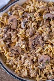 Crecipe.com deliver fine selection of quality ground beef cream of mushroom recipes equipped with ratings, reviews and mixing tips. Ground Beef Stroganoff Dinner Then Dessert