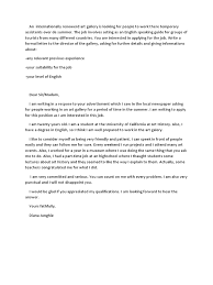 Dear sir/madam {recipient's name}, this is regarding your advertisement published in. Formal Letter For A Job