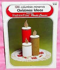 Details About Columbia Minerva Christmas Ideas Plastic Canvas Chart Leaflet Ornaments Coasters