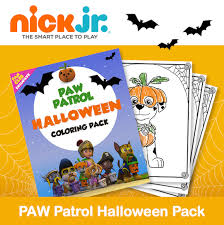 Happy halloween paw patrol coloring pages. Printable Paw Patrol Halloween Coloring Pack Jinxy Kids