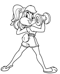 Who else has a crush on lola bunny? Lola Bunny Coloring Page Coloring Home