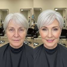 My new doo what do you think? Time to get sassy with copper color at 65