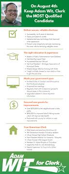 Profile for Adam Wit for Harrison Township Clerk