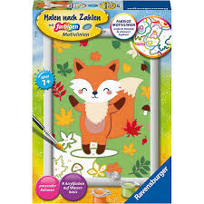 Die wenigen kinder besuchen den kindergarten oder die schule im. Malen Nach Zahlen Susser Fuchs Ravensburger Mytoys