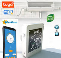 TUYA Smart Thermostat WIFI/MODBUS RS485 Controller Valve control for AC Fan  Coil - 3-Speed Cooling Heating Ventilation System - AliExpress 13