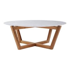 Modern Designer Round Italian Marble Coffee Table Oak Base Faux Marble Coffee Table Travertine Coffee Table Marble Coffee Table