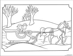 Clive Ian Christmas Sleigh Coloring Page Whats In The Bible
