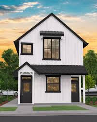 The floor plan is an open living floor plan with the living room, dining and kitchen all open to each other. Farmhouse Plans Modern Farmhouse Designs Home Plans
