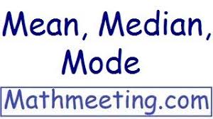 Statistics Mean Median Mode Youtube