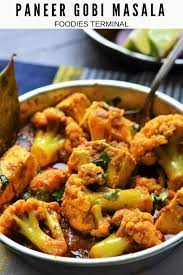 Paneer Gobi In Instant Pot Video Cauliflower Paneer Curry Recipe Indian Food Recipes Indian Food Recipes Vegetarian Indian Cauliflower Recipes