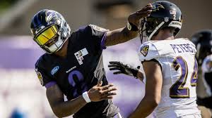 Rookie quarterback lamar jackson went down in overtime and had to be replaced by robert griffin iii. Lamar Jackson Back On The Field After Weekend Off