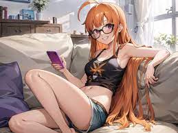 Futaba on the couch (Doctor Shotgun) : r/Persona5